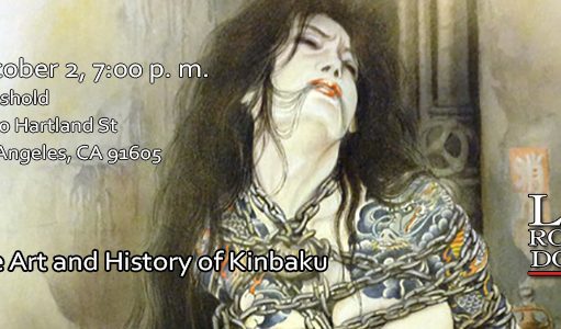 Rope Class October 2, The Art and History of Kinbaku